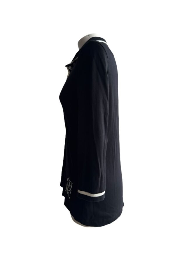 CAROLINA HERRERA - POLO BOTON JOYA BLCK-WHITE - Image 4